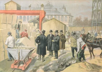The Prince of Wales Visiting the Building Site of the 1900 Universal Exhibition, from 